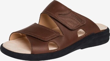 Ganter Mules in Brown: front