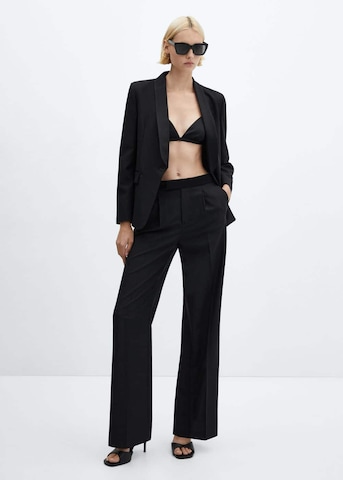 MANGO Wide Leg Hose 'Party' in Schwarz