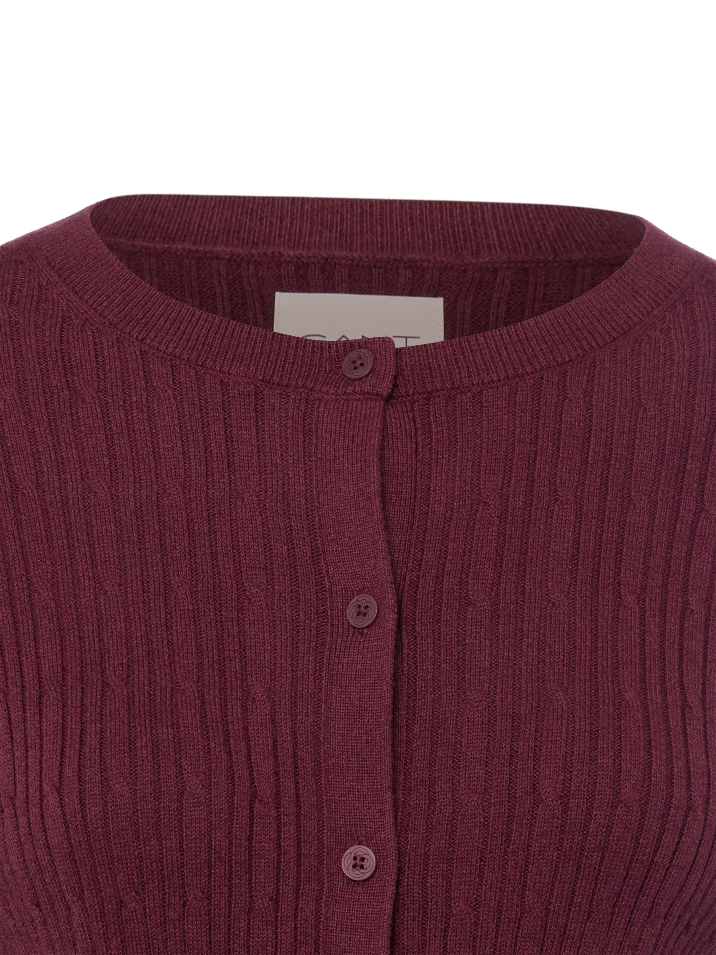 GANT Knit Cardigan in Red
