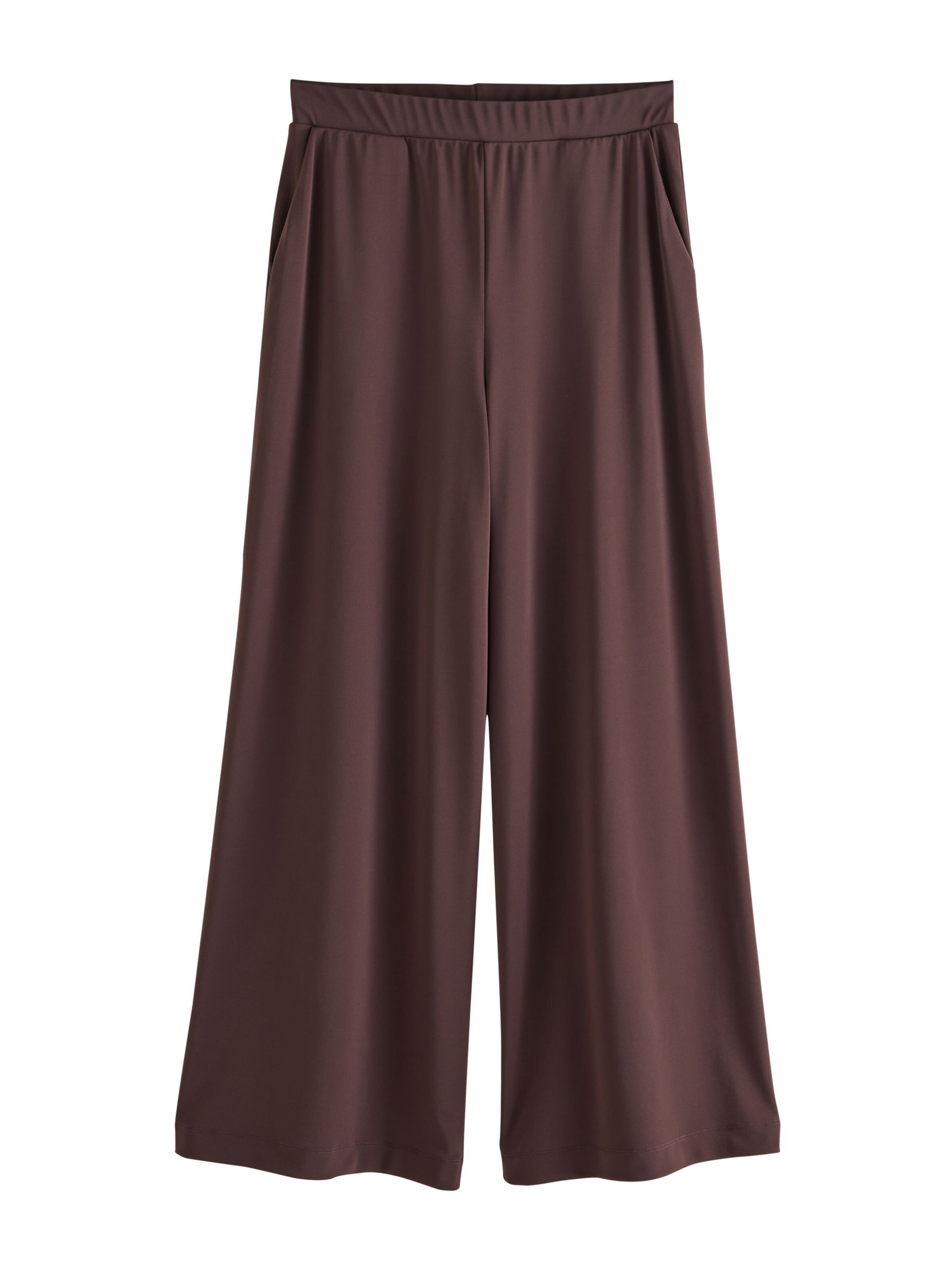 Next Wide Leg Hose in Braun: Vorderseite