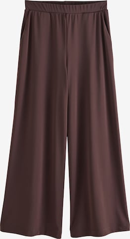 Next Wide leg Pants in Brown: front