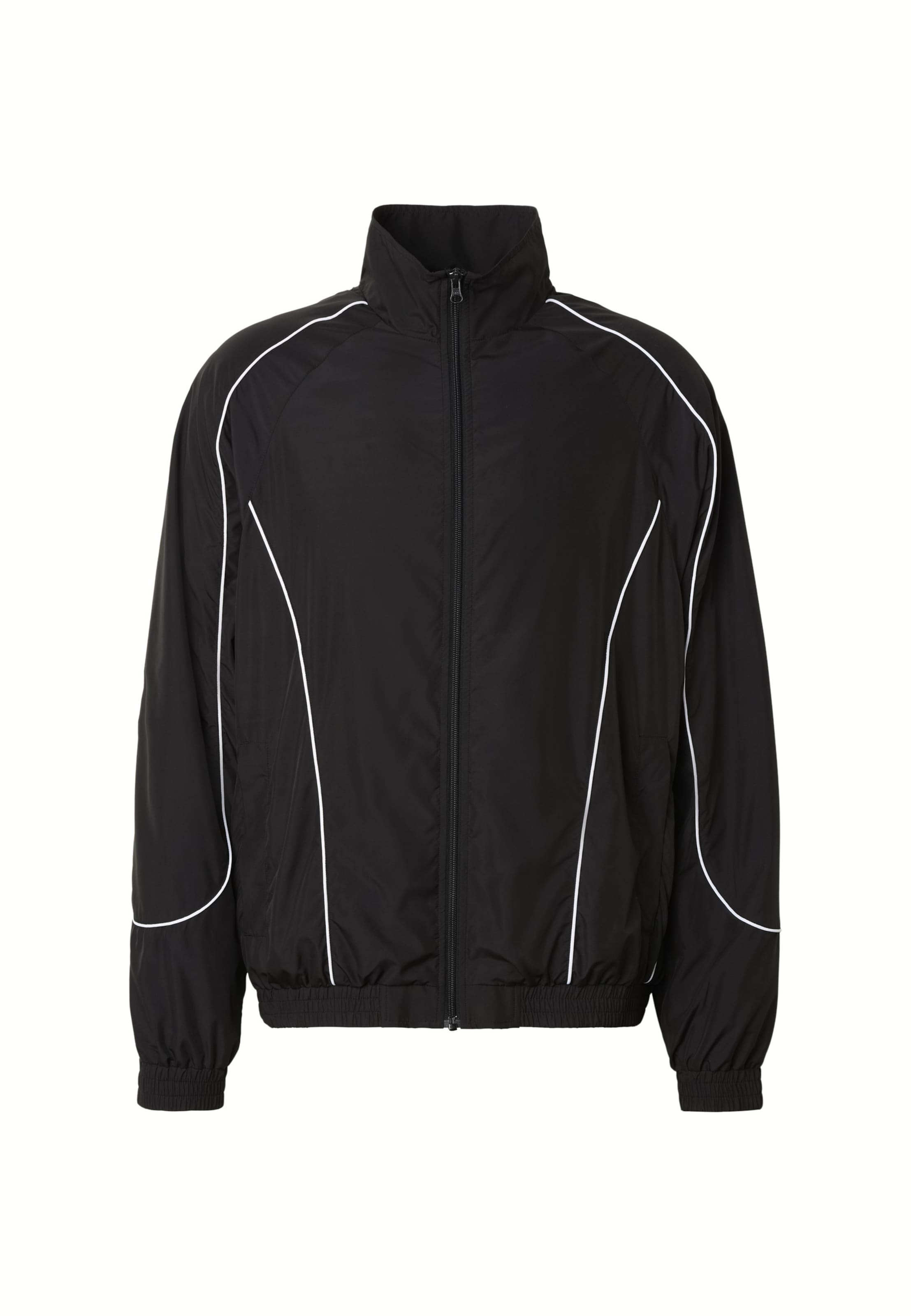 Urban Classics Between-season jacket 'Extra Volume' in Black: front