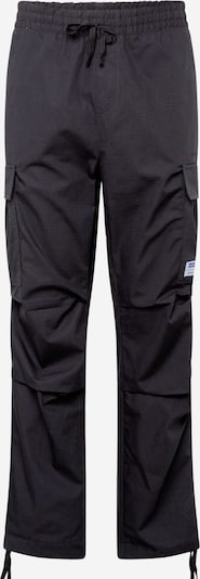 HUGO Blue Pantalon cargo 'Gadic242' en noir, Vue avec produit