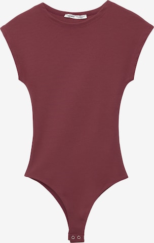 Shirtbody Pull&Bear en rouge : devant