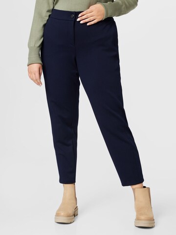 Tom Tailor Women + Slim fit Chino trousers in Blue: front