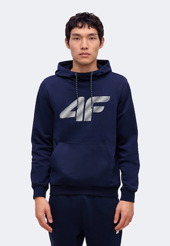 Felpa sportiva di 4F in blu: frontale