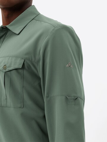 VAUDE Regular fit Athletic button up shirt 'Rosemoor II' in Green