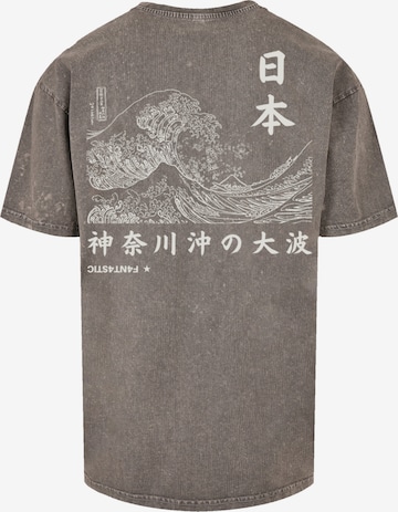 F4NT4STIC Shirt 'Kanagawa' in Grey
