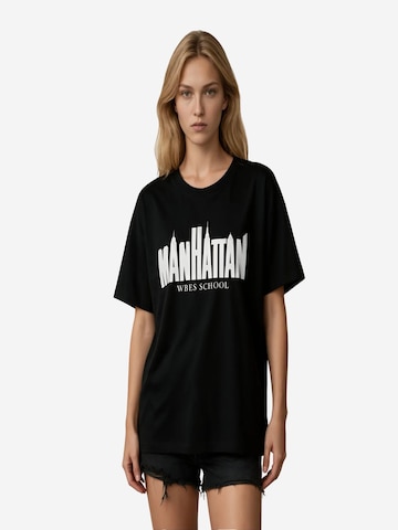 Maglietta di MSN Collection in nero: frontale