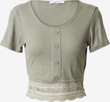 ABOUT YOU Shirt 'Carin' in Groen: voorkant