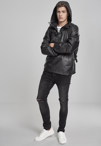 Urban Classics Between-Season Jacket in Black