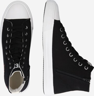 Sneaker înalt 'EDERLE' de la GUESS pe negru