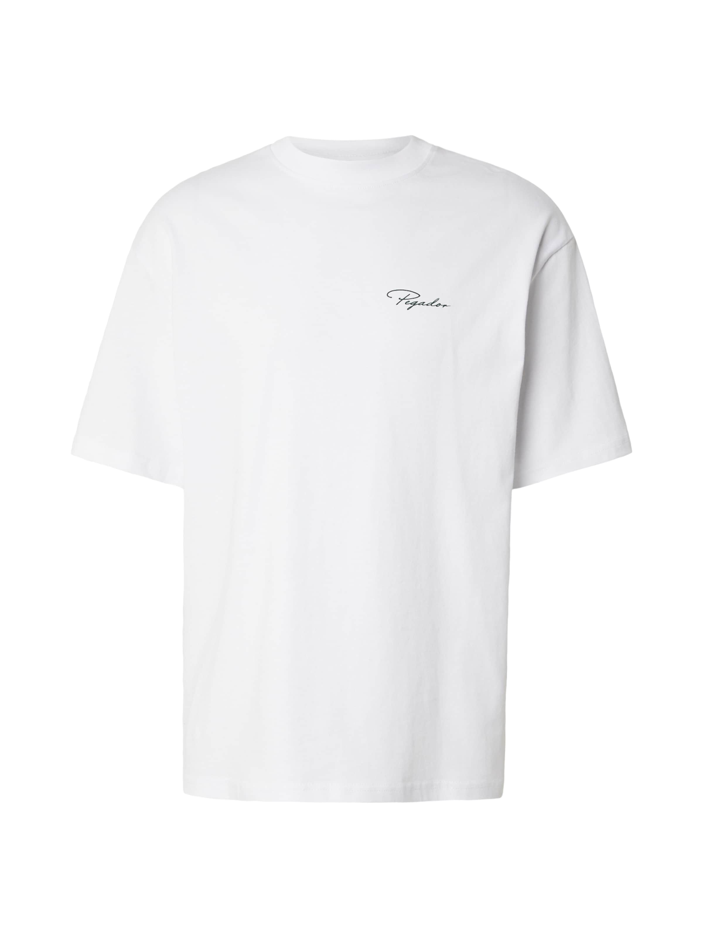 Pegador Μπλουζάκι 'PIKE' σε λευκό: μπροστά