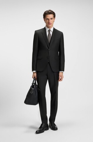 BOSS Slim fit Suit in Black: front