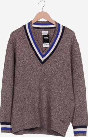 Baldessarini Sweater & Cardigan in L-XL in Brown: front