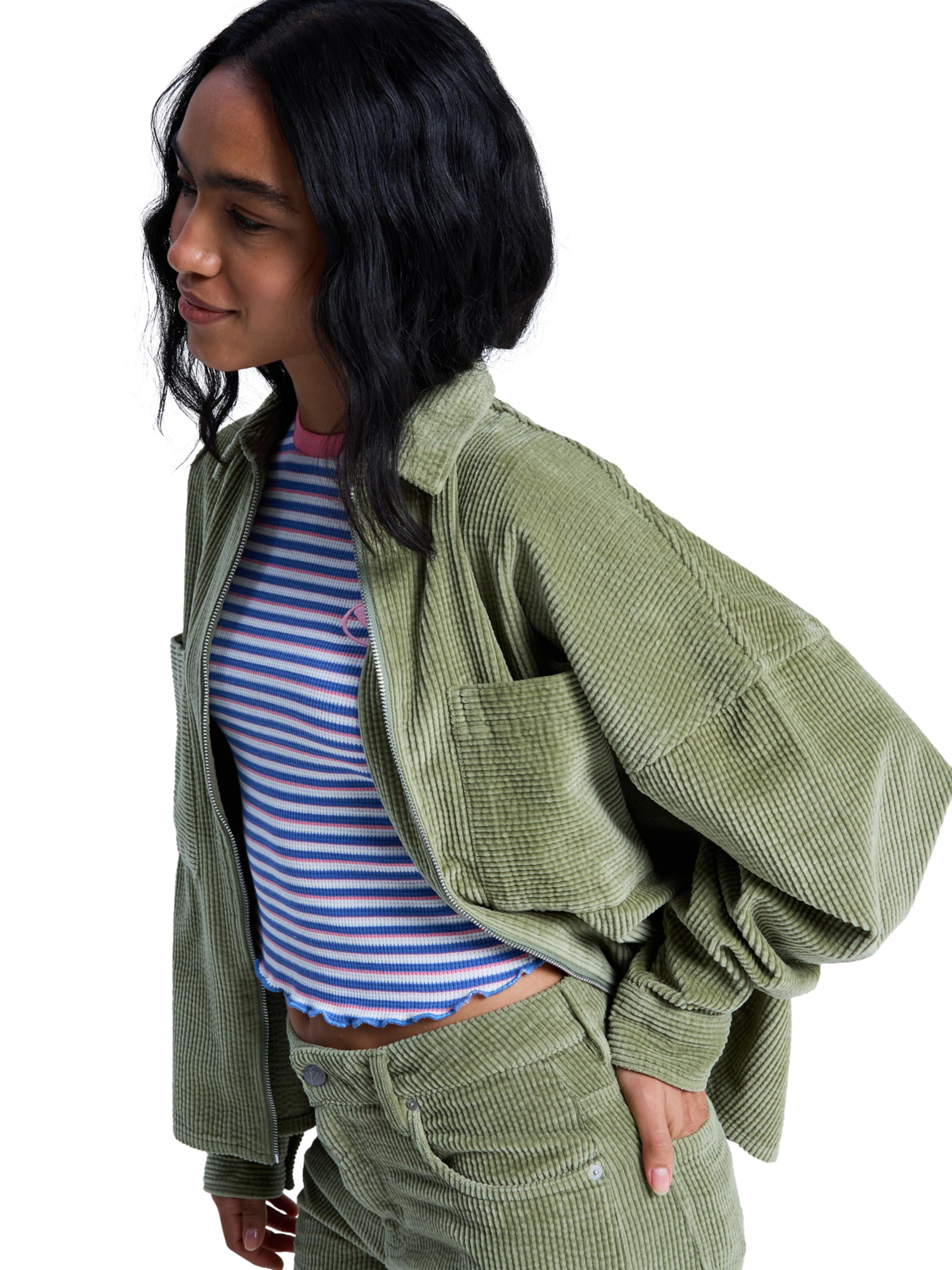 ROXY Between-Season Jacket 'Chilled Out' in Green