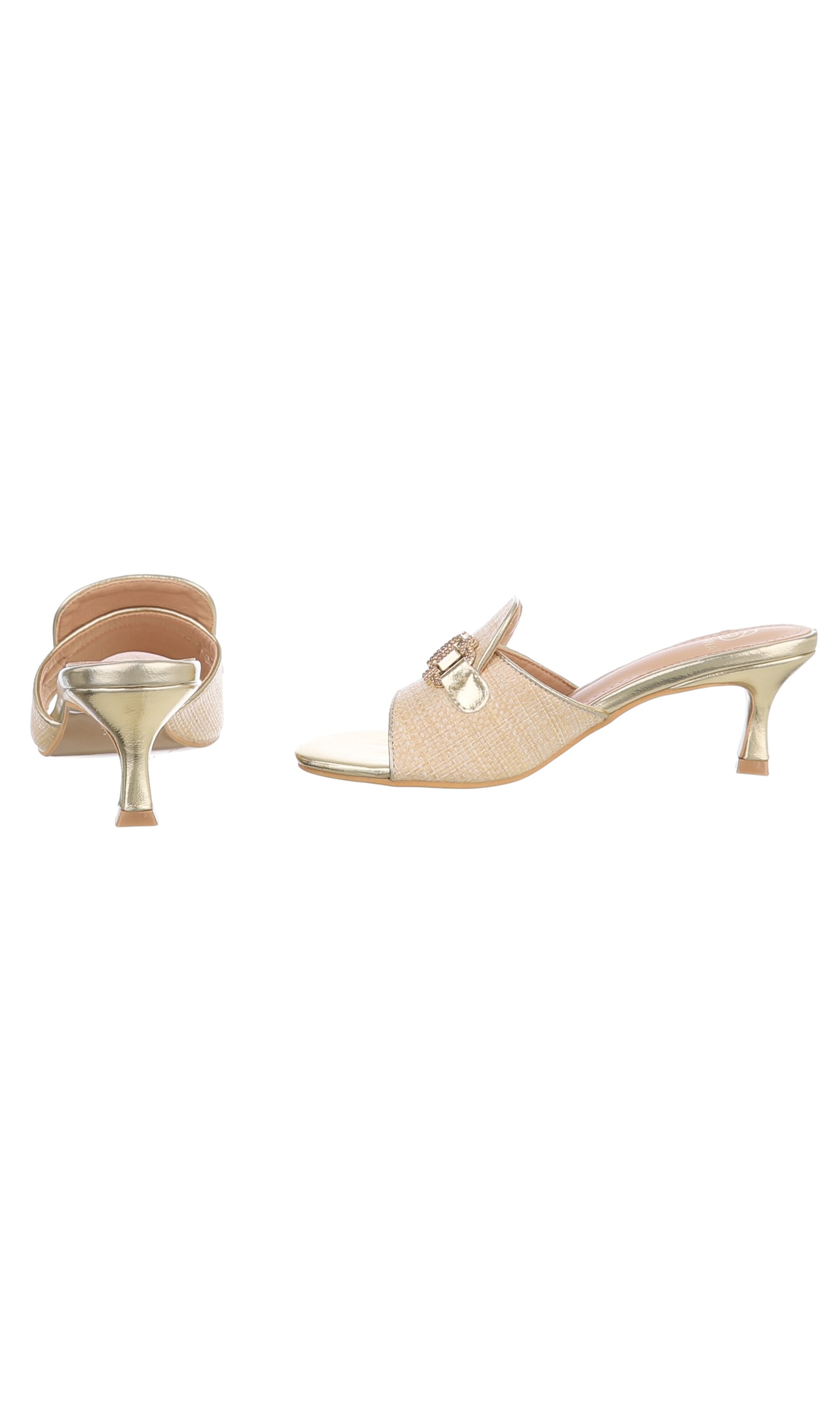 Ital-Design Pantolette in Beige