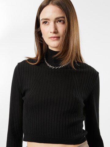 Karo Kauer Pullover in Schwarz