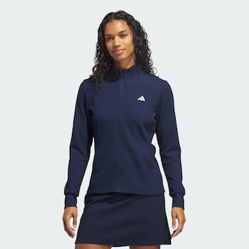 Giacca per l'allenamento di ADIDAS GOLF in blu: frontale