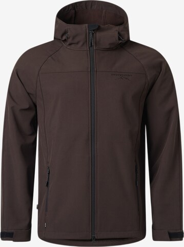 SWEDEMOUNT Outdoorjacke 'Tromsö' in Braun: Vorderseite
