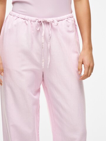 VILA Loose fit Trousers in Pink