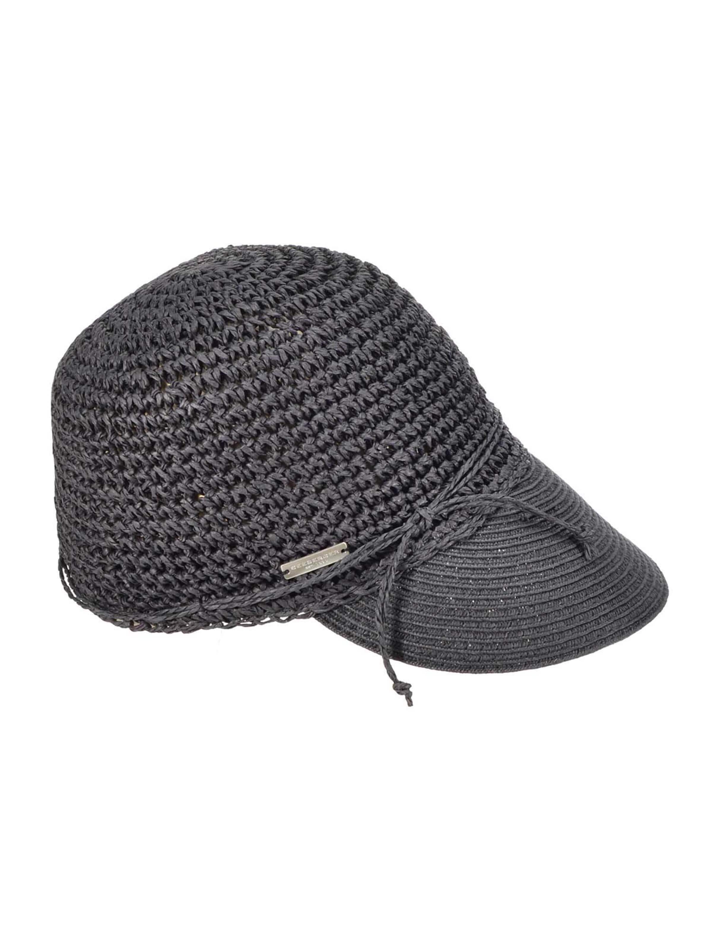 Seeberger Cap 'Cap' in Black: front