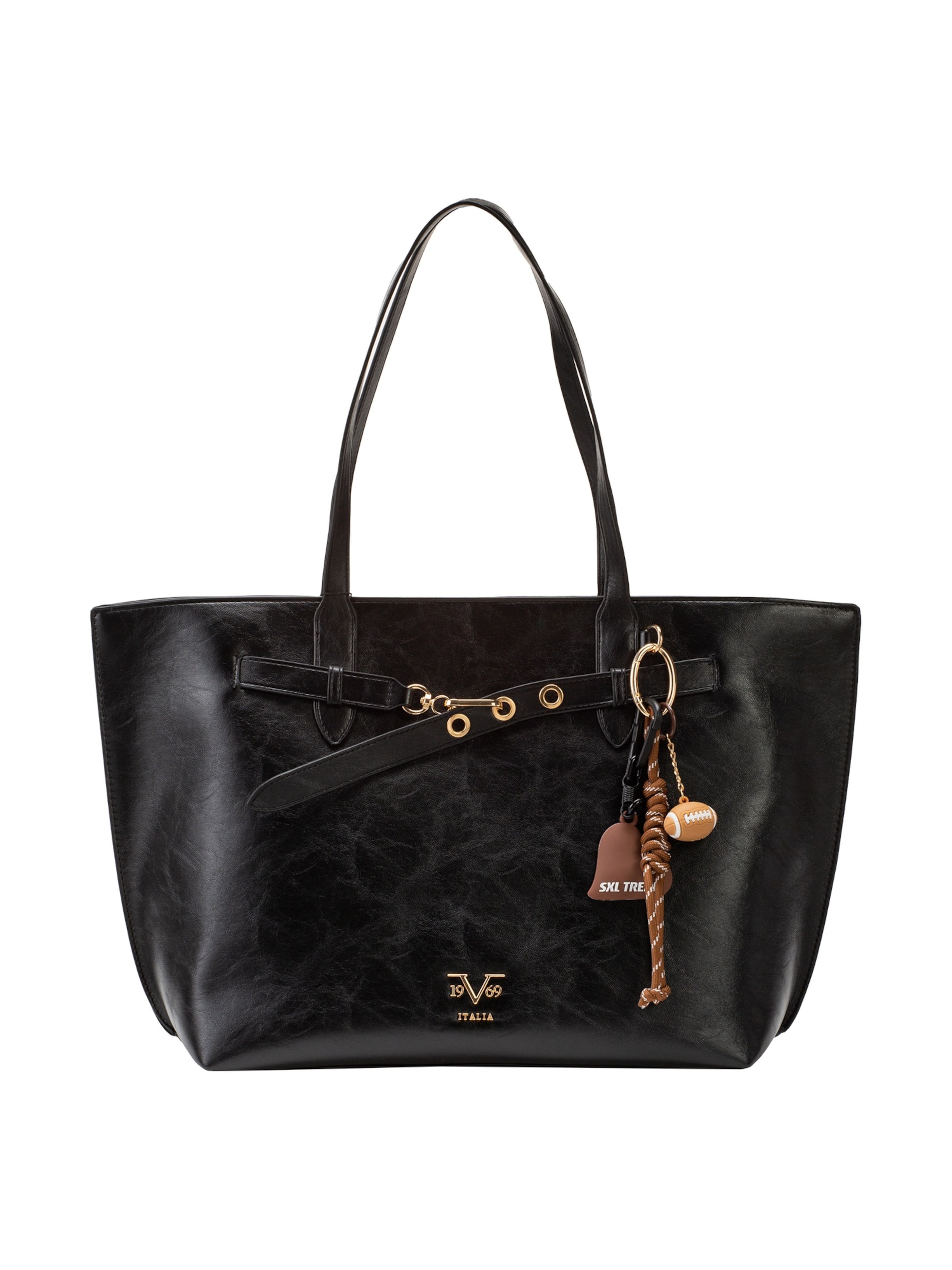 19V69 ITALIA Shopper 'Ragusa' in Black: front