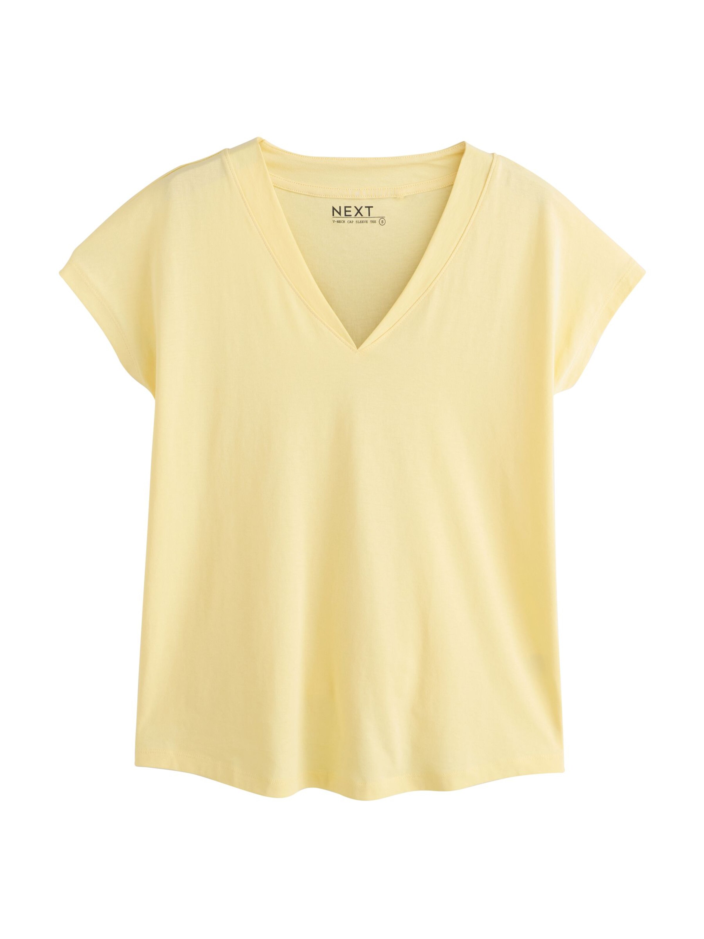 Tricou de la Next pe galben: față