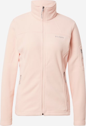 COLUMBIA Functionele fleece jas 'Fast Trek II' in Oranje: voorkant