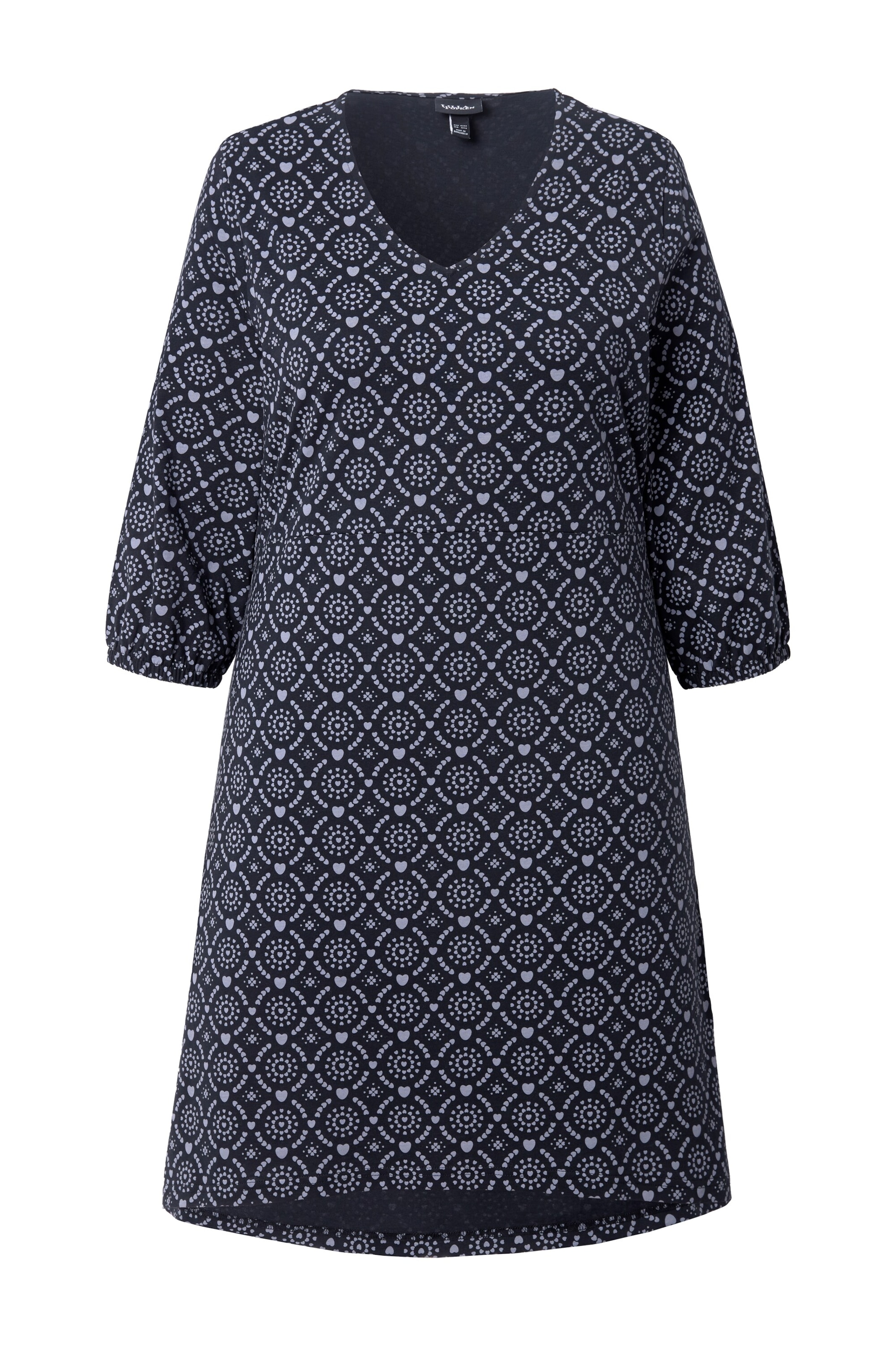 Ulla Popken Kleid in Schwarz: Vorderseite