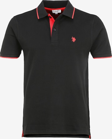 U.S. POLO ASSN. Shirt in Black: front