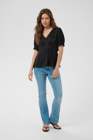 Cream - Camisa 'Almina' em preto