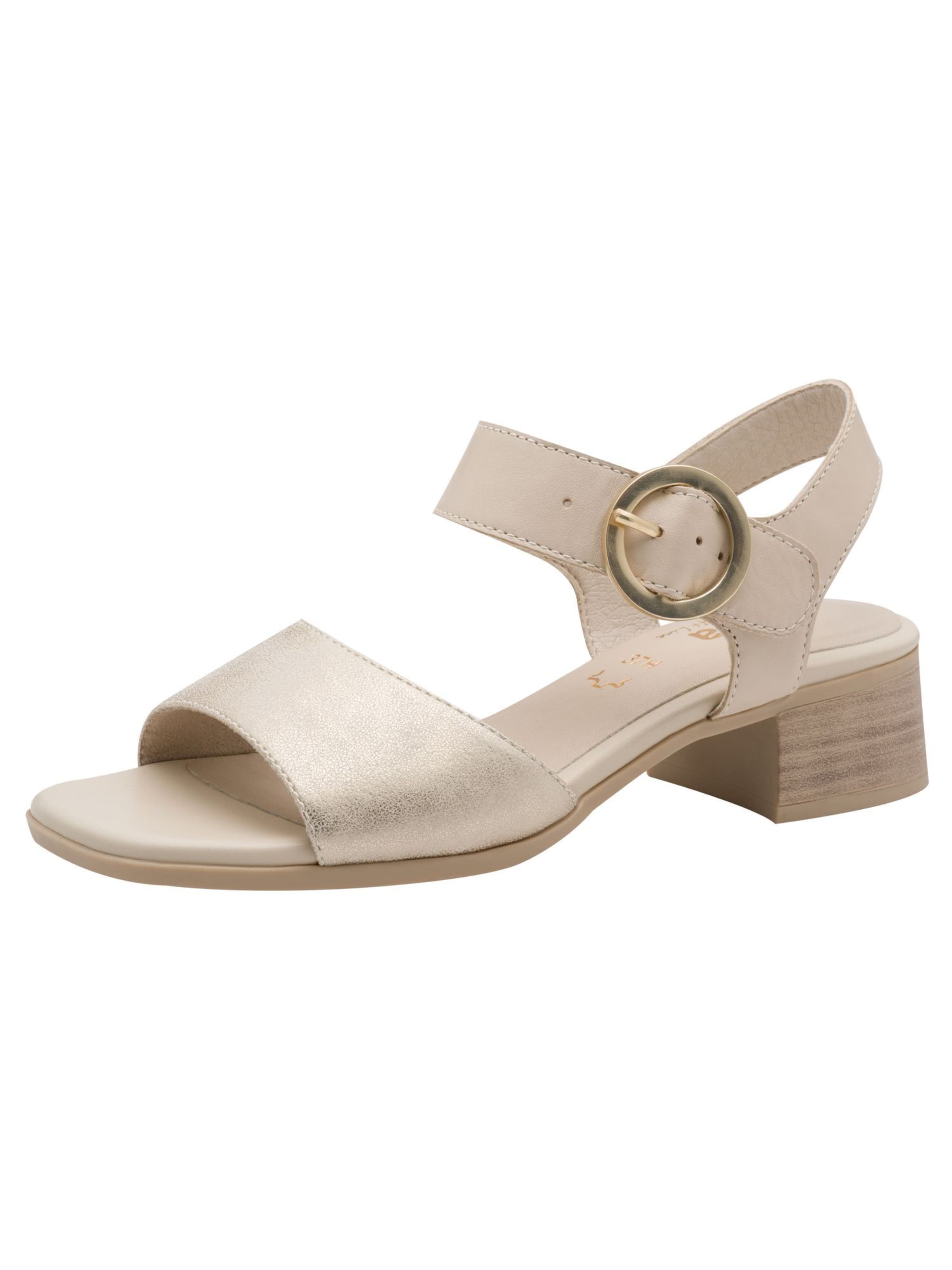 JANA Sandals in Beige: front