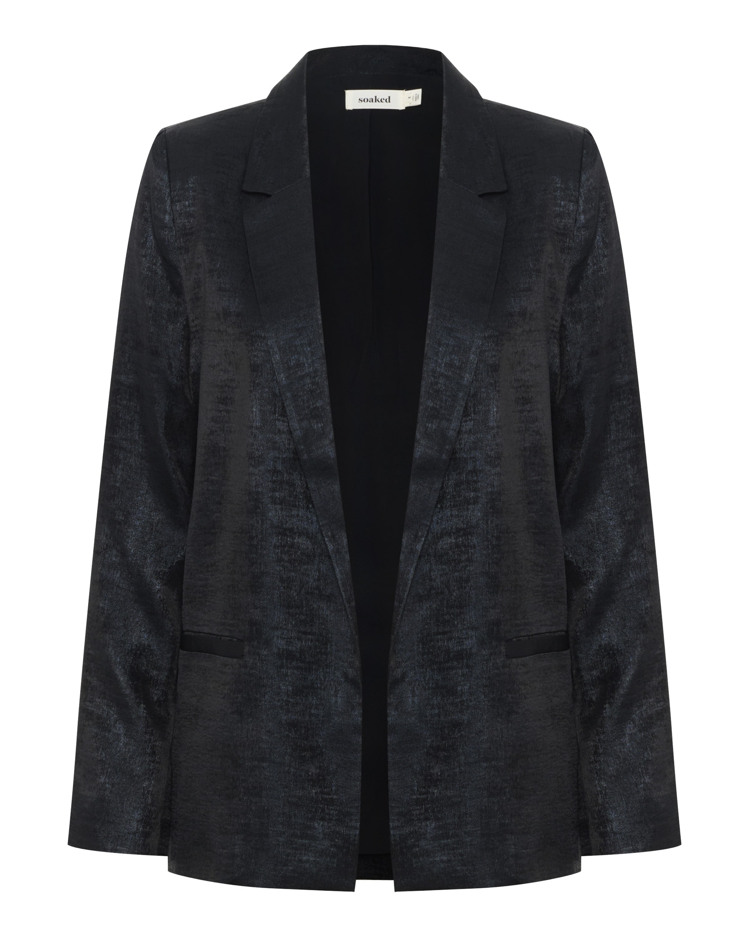 Blazer 'Elvie Ronya ' SOAKED IN LUXURY en noir : devant