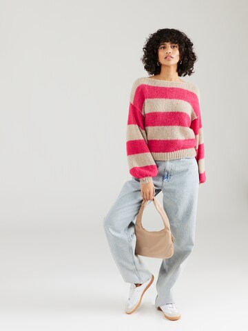 VILA Sweater 'CHOCA' in Pink