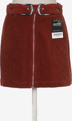 TOPSHOP Skirt in XS in Brown: front