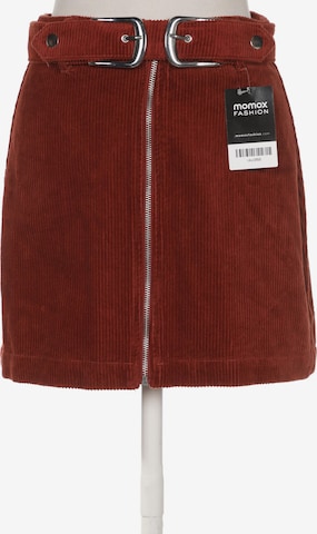 TOPSHOP Skirt in XS in Brown: front