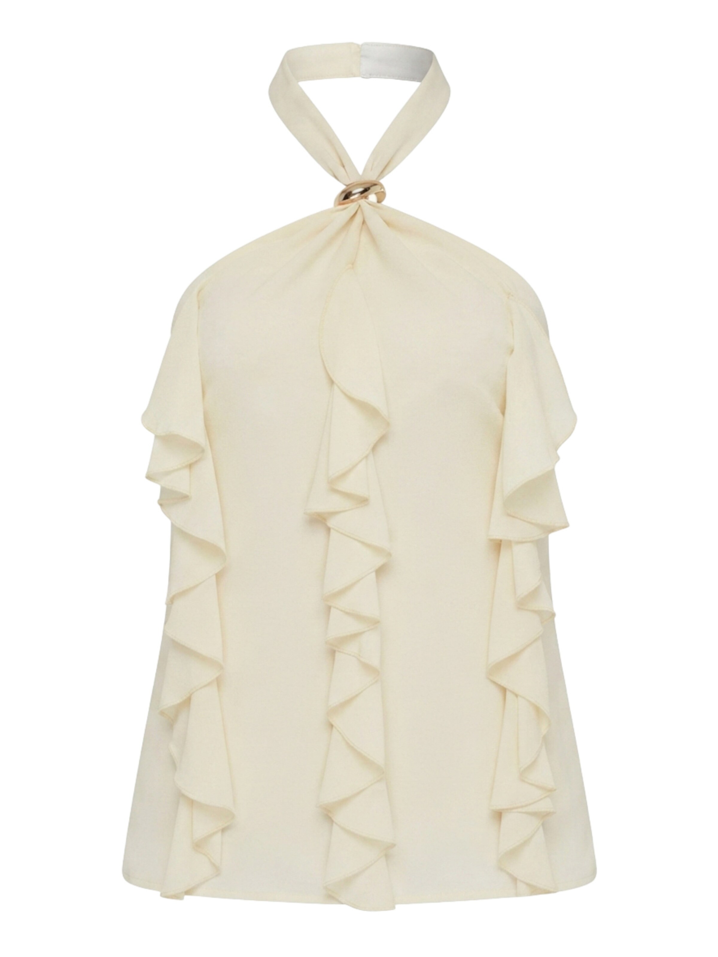 Ombre Top in Beige: voorkant