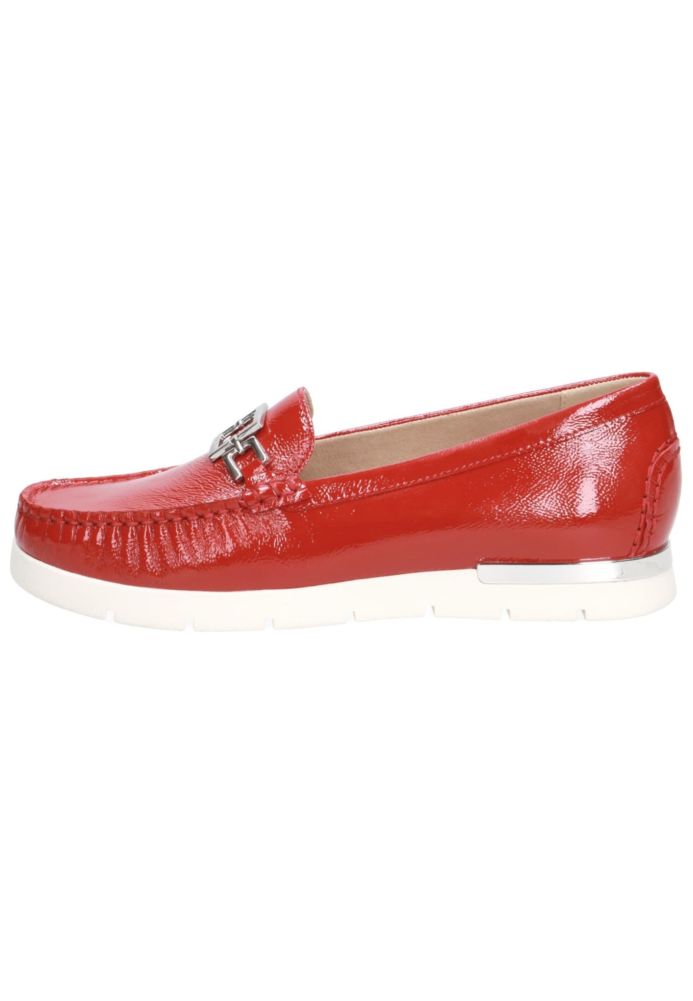CAPRICE Mokassin in Rot: Vorderseite