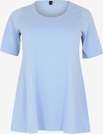 T-shirt Yoek en bleu : devant