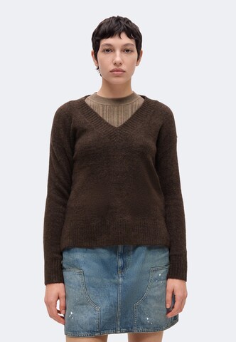 Pull-over 'Ashley' Pepe Jeans en marron : devant