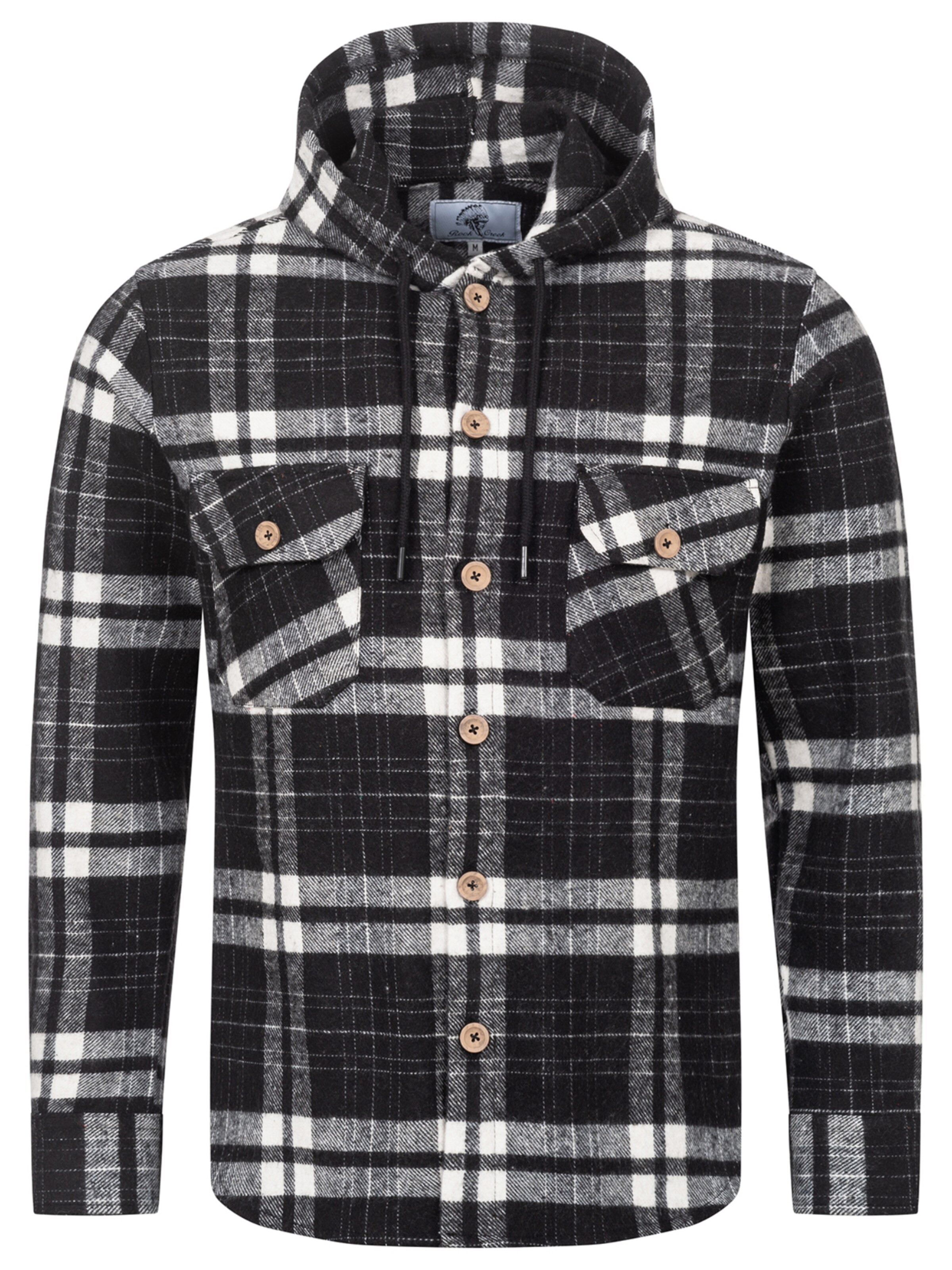 Rock Creek Regular Fit Hemd in Schwarz