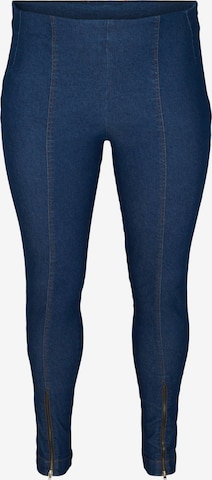Zizzi Jeggings in Blue: front