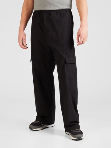 WEEKDAY Loose fit Cargo Pants 'Paul' in Black: front