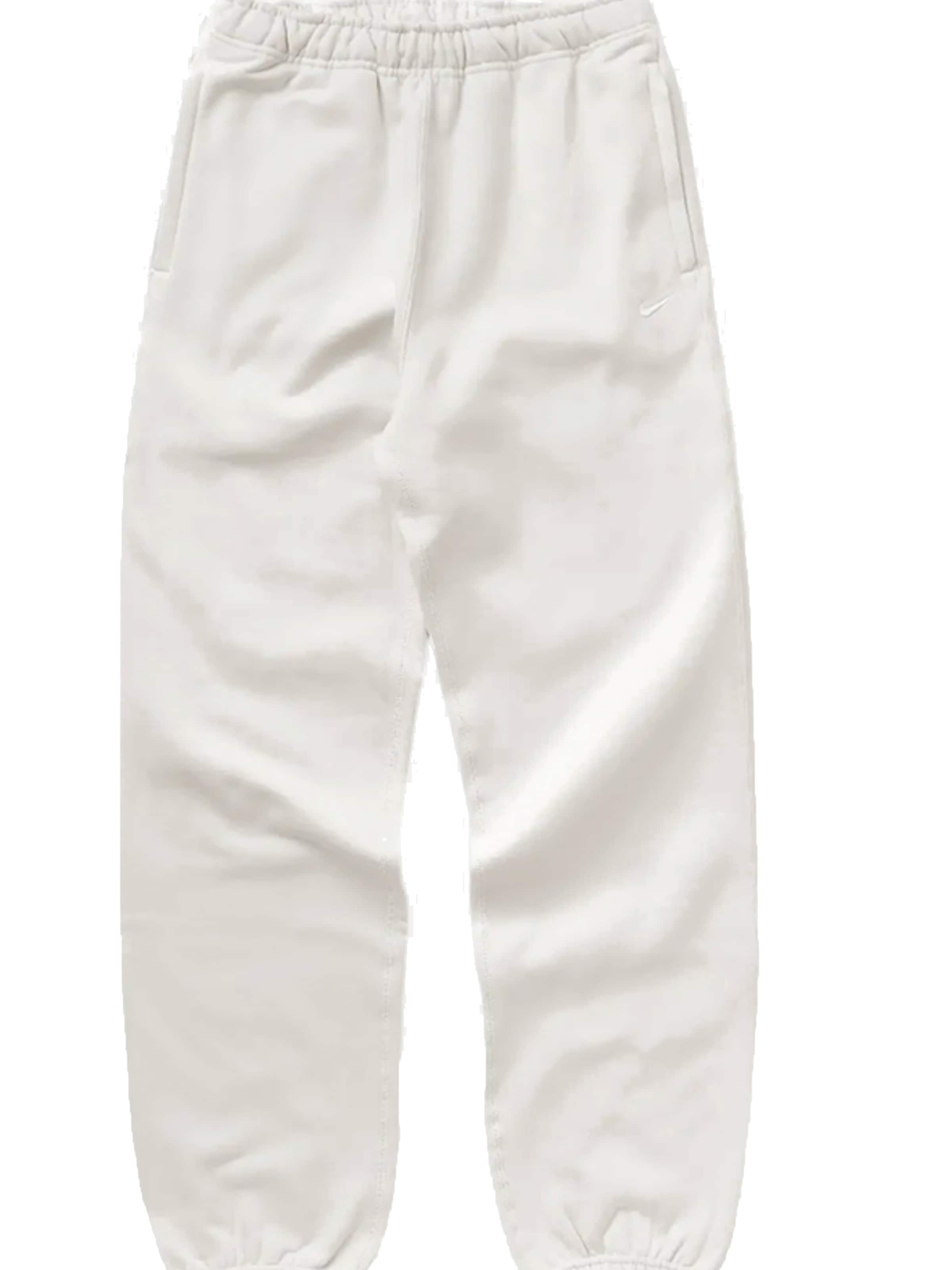 regular Pantaloni sportivi di Nike Sportswear in bianco: frontale