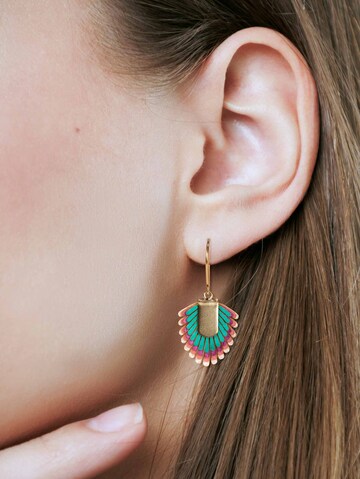 Gretchen Ohrringe 'Pam Pem S' in Gold: Vorderseite