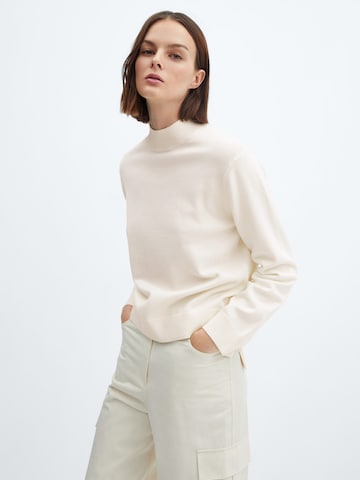 Pull-over 'GUITA' MANGO en beige : devant