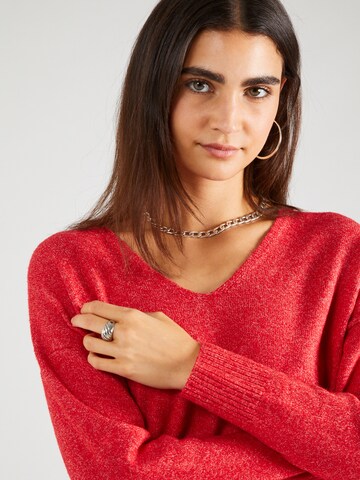 ONLY Sweter 'RICA' w kolorze czerwony