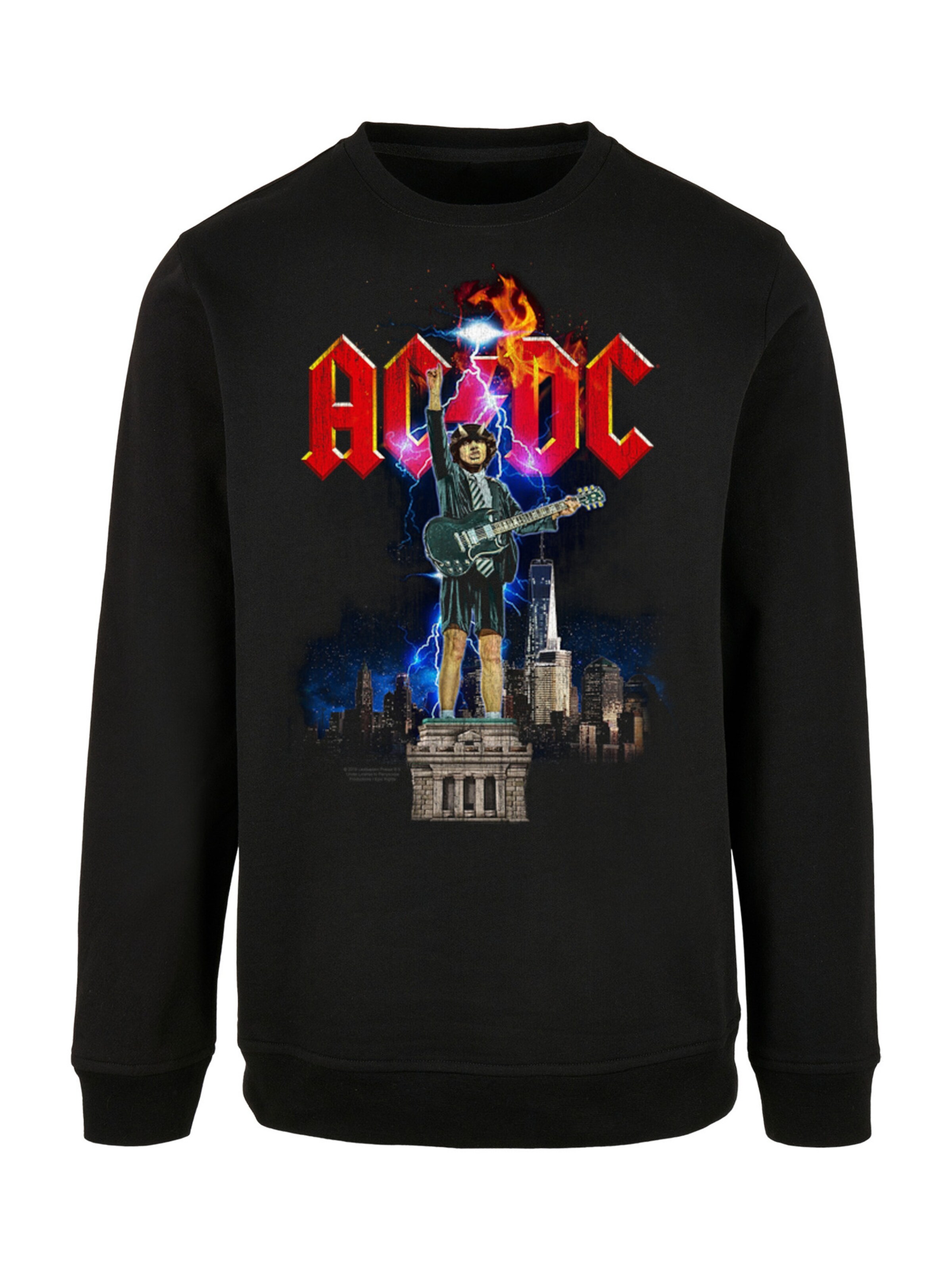 F4NT4STIC Sweatshirt in Black: front