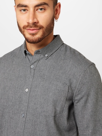 NOWADAYS Regular fit Button Up Shirt in Grey